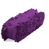 Folat Feest/verjaardag versiering - crepe slingers - paars - 24 mtr - papier - feestartikelen