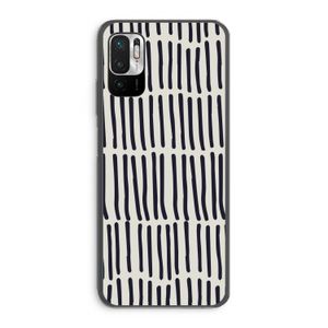 Moroccan stripes: Xiaomi Redmi Note 10 5G Transparant Hoesje