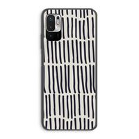 Moroccan stripes: Xiaomi Redmi Note 10 5G Transparant Hoesje