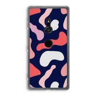 Memphis Shapes Pink: Sony Xperia XZ2 Transparant Hoesje