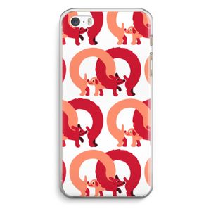 Dogs: iPhone 5 / 5S / SE Transparant Hoesje