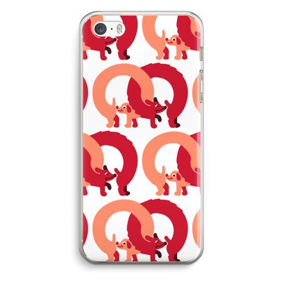 Dogs: iPhone 5 / 5S / SE Transparant Hoesje