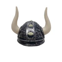 Viking verkleed helm met hoorns - thumbnail