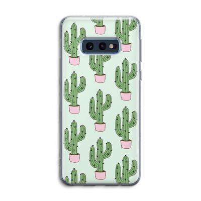 Cactus Lover: Samsung Galaxy S10e Transparant Hoesje