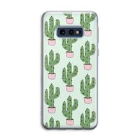 Cactus Lover: Samsung Galaxy S10e Transparant Hoesje