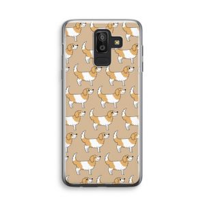 Doggy: Samsung Galaxy J8 (2018) Transparant Hoesje