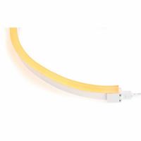 LED Neon Flex Flat Professional oranje 24V 20M met aansluitkabel 110-145
