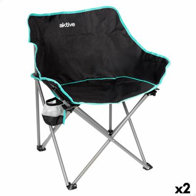 Vouwbare Stoel Aktive 50 X 74 X 47 CM (2 Stuks) Vouwbare Stoel Aktive 50 X 74 X 47 CM (2 Stuks)