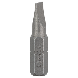 Bosch Accessoires Bit Standard voor gleufkopschroeven | 08X55 25mm,1/4" Zeskant - 2609255909