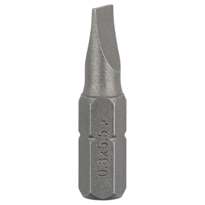 Bosch Accessoires Bit Standard voor gleufkopschroeven | 08X55 25mm,1/4" Zeskant - 2609255909