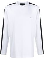 Qasimi sweat à logo imprimé au dos - Blanc