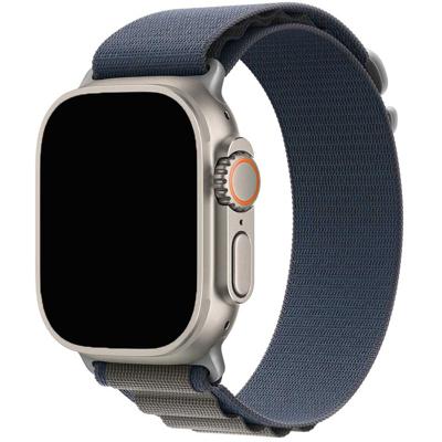 Apple Watch Nylon Alpine Band - Blauw - 44, 45, 46 & 49mm