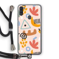Abstract: Samsung Galaxy A11 Transparant Hoesje met koord