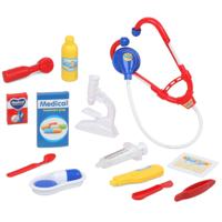 Dokter/Zuster/Verpleegster accessoires set - verkleed speelgoed - 14 artikelen - kunststof - kindere