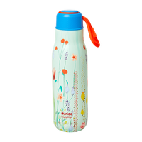 Rice - Stainless Steel Thermo Drinking Bottle 500 ml - Summer Flower Print - thumbnail