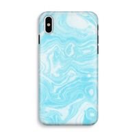 Waterverf blauw: iPhone XS Tough Case Waterverf blauw: iPhone XS Tough Case