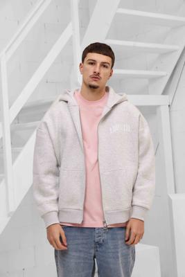 Equalité Oliver Oversized Full Zip Hoodie Grijs - Maat M - Kleur: Grijs | Soccerfanshop