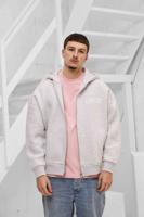 Equalité Oliver Oversized Full Zip Hoodie Grijs - Maat L - Kleur: Grijs | Soccerfanshop