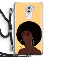 Golden hour: Honor 6X Transparant Hoesje met koord