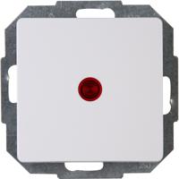 KOPP Enkelvoudige Controleschakelaar Paris HK05 - Inbouw - Arctic Glans Wit