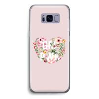 GRL PWR Flower: Samsung Galaxy S8 Transparant Hoesje - thumbnail