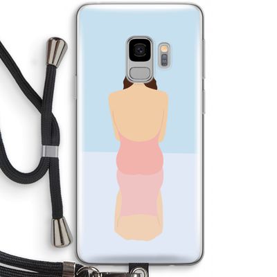 Mirror: Samsung Galaxy S9 Transparant Hoesje met koord