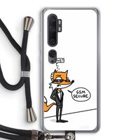 GSM secure: Xiaomi Mi Note 10 Transparant Hoesje met koord