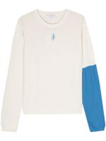 JW Anderson pull à logo brodé - Blanc - thumbnail