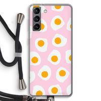 Dancing eggs: Samsung Galaxy S21 Transparant Hoesje met koord