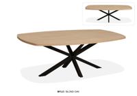 Mylo uitschuif tafel Deens ovaal 220(277)x120cm