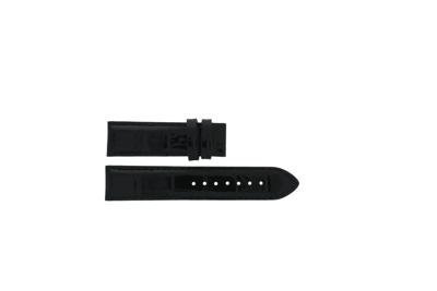 Horlogeband Tissot T0064073612600 / T610037745 / XS Leder Zwart 19mm