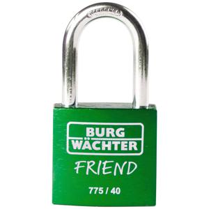 Burg Wächter 39451 Hangslot 40.00 mm Verschillend sluitend Groen Sleutelslot