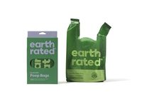 Earth rated Poepzakjes met handvaten lavendel gerecycled - thumbnail