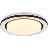 LED Plafondlamp RGBW 17W - Rond Wit Kunststof - Inclusief Afstandsbediening