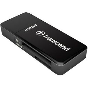 Transcend RDF5 geheugenkaartlezer USB 3.2 Gen 1 (3.1 Gen 1) Type-A Zwart