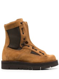 White Mountaineering x Danner Boots bottines en daim - Marron