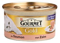GOURMET GOLD FIJNE MOUSSE ZALM 85 GR