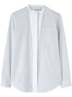 Jil Sander chemise en coton à rayures - Blanc