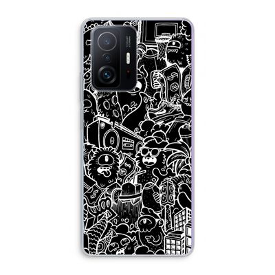 Vexx Black City : Xiaomi 11T Pro Transparant Hoesje