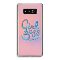 Girl boss: Samsung Galaxy Note 8 Transparant Hoesje