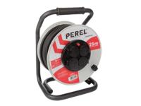 Professionele neopreen kabelhaspel 25 m 3g2.5 4 stopcontacten penaarde - Velleman