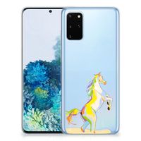 Samsung Galaxy S20 Plus Telefoonhoesje met Naam Horse Color - thumbnail