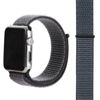 Eenvoudige mode nylon horlogebandje voor Apple Watch serie & 40mm/3 & 2 & 1 38mm met magische stok (Space Grey)