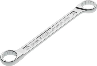 HAZET Dubbele ringsleutel 610N-18X19 · Buitentwaalfkant tractieprofiel · SW 18 x 19 mm