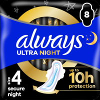 Always Ultra Maandverbanden Secure Night (maat 4) bij Jumbo