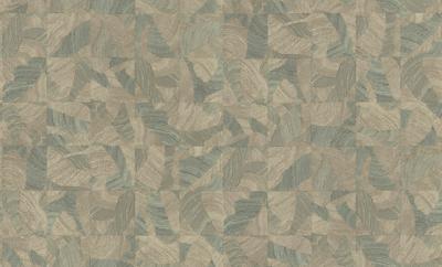 Dutch Wallcoverings Roberto Cavalli 9 - Blok Grn/Bei - Groen/Beige