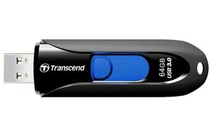 Transcend JetFlash 790 64GB USB flash drive USB Type-A 3.2 Gen 1 (3.1 Gen 1) Zwart, Blauw