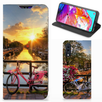 Samsung Galaxy A70 Book Cover Amsterdamse Grachten - thumbnail