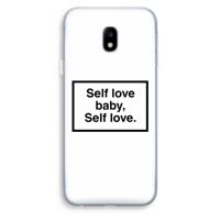 Self love: Samsung Galaxy J3 (2017) Transparant Hoesje