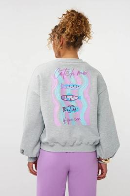 Ydence Sweater Catch Me | Grey melange